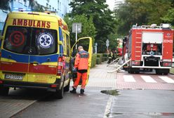 Pożar mieszkania na 9. piętrze w Rzeszowie. Kilka osób w szpitalu