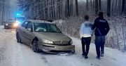 Łęcze: Pijany 18-latek spowodował kolizję. Potem próbował jechać bez koła