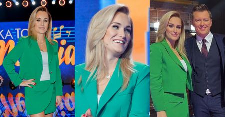 Kamila z "Rolnik szuka żony" lansuje się na planie "Jaka to melodia?". Zostanie celebrytką? (ZDJĘCIA)