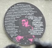 Odsłonięto tablicę ku czci Leopolda Tyrmanda
