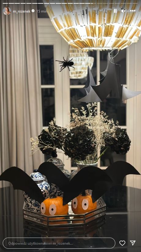 Małgorzata Rozenek pokazała udekorowany na Halloween dom