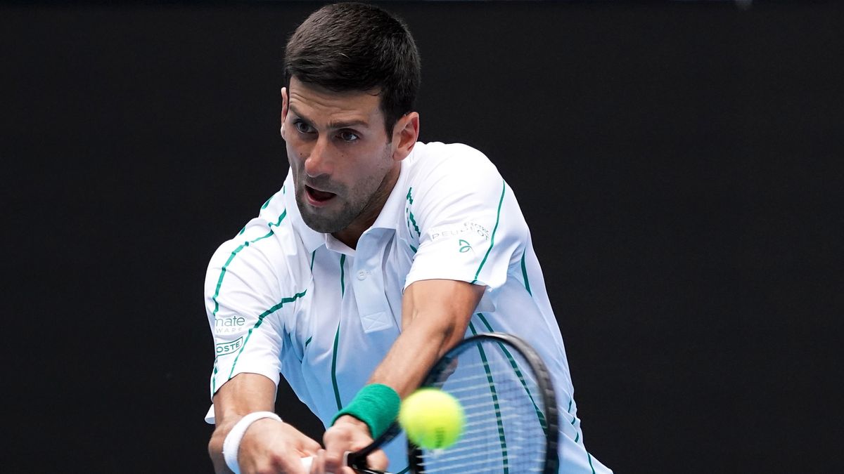 PAP/EPA / MICHAEL DODGE / Na zdjęciu: Novak Djoković