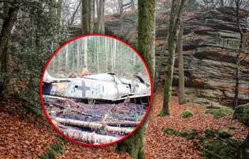 Znalazł go myśliwy. Niemiecki myśliwiec przeleżał tam prawie 50 lat