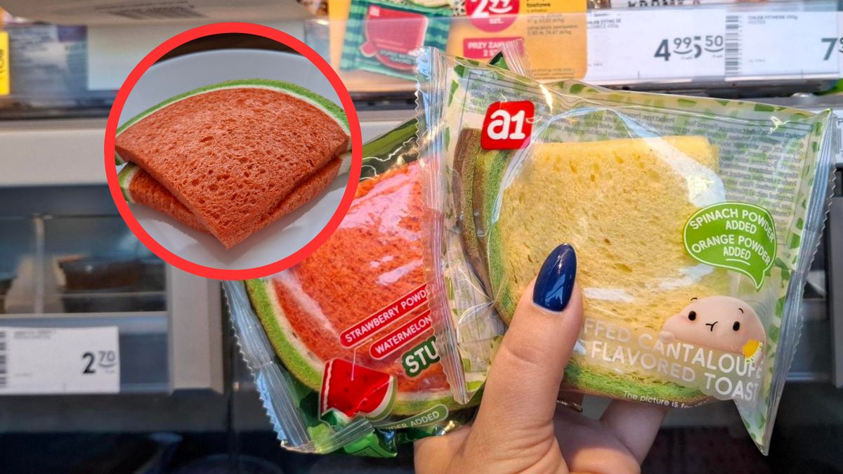 Pieczywo jak gąbka w kształcie arbuza i melona - nowość w Żabce
