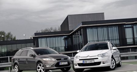 Citroën C5 Tourer 1,6 THP Exclusive vs. Ford Mondeo Kombi 1,6 EcoBoost Titanium - Francja vs. Niemcy [test autokult.pl]