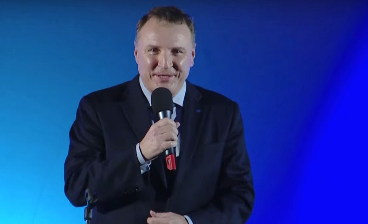 Prezes TVP Jacek Kurski na prapremierze nowego filmu 