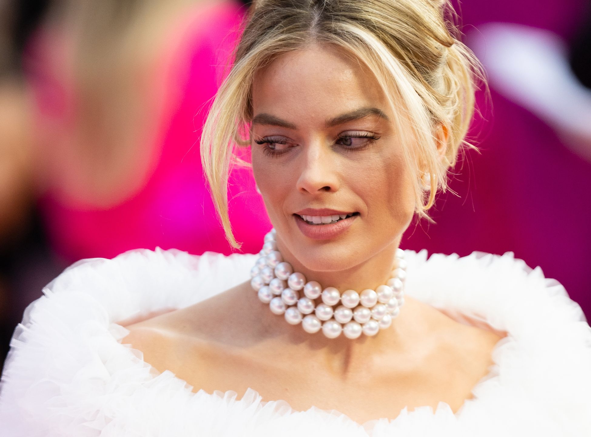 Margot Robbie na premierze "Barbie" w Londynie