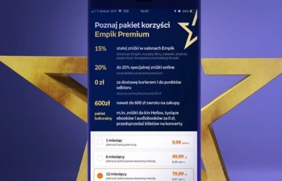 Darmowa oferta Empik Premium ma już 300 tys. użytkowników, pojawiły się w niej e-booki i audiobooki z lekturami szkolnymi