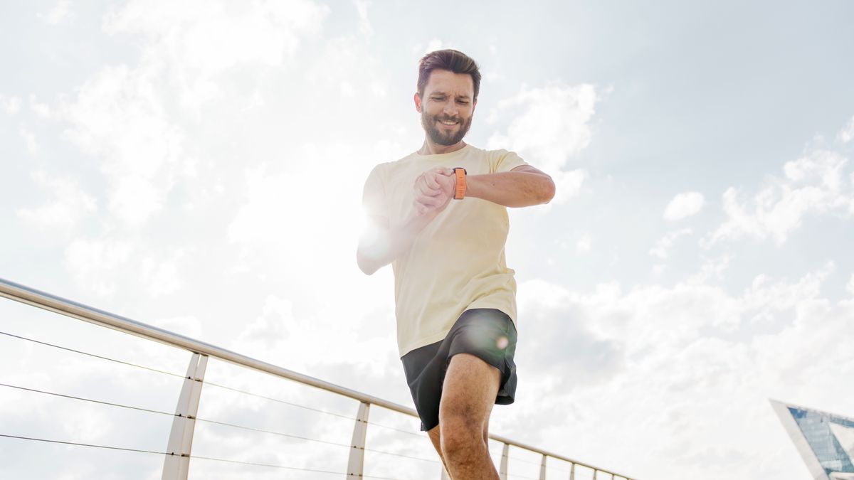 Trening ze smartwatchem.