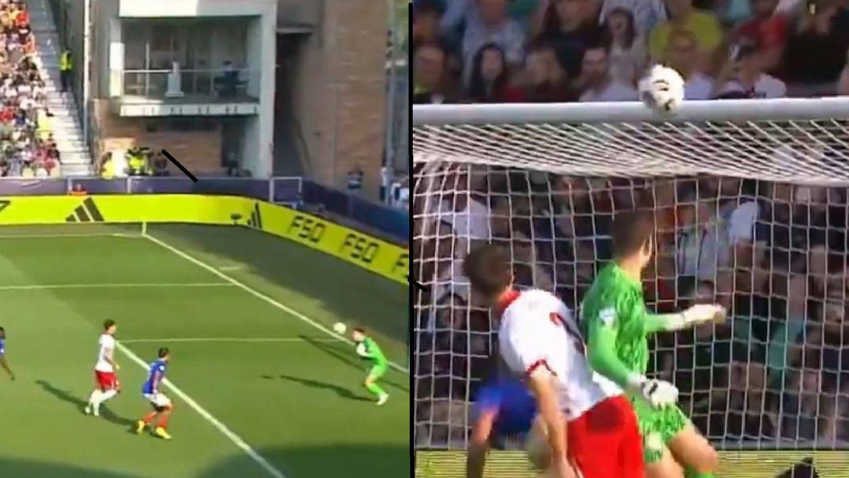 Twitter / TVP Sport / Koszmarny błąd polskiego bramkarza