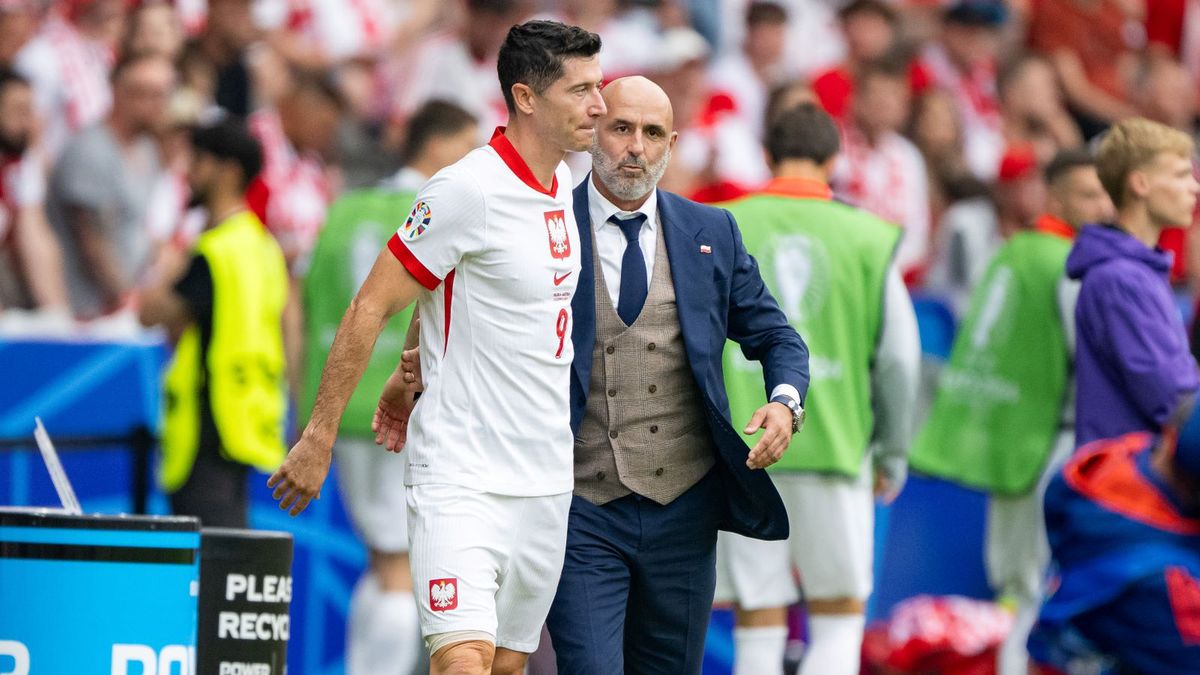 Getty Images / Mateusz Slodkowski / Na zdjęciu: Michał Probierz i Robert Lewandowski