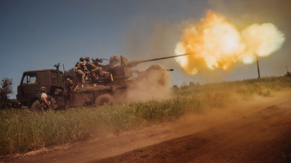 Walki pod Bachmutem. Zdjęcie ilustracyjne