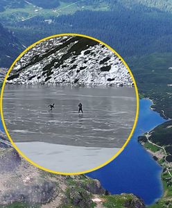 Tatry. Łyżwiarze na Czarnym Stawie. TPN apeluje o rozsądek