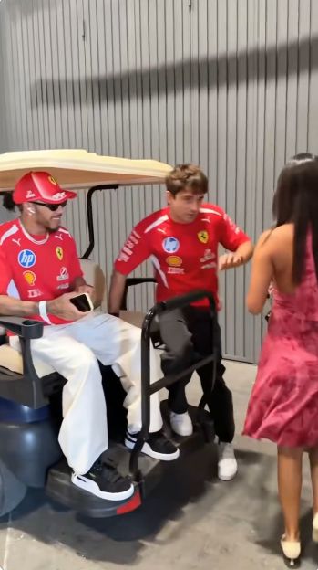 Charles Leclerc i Alexandra Saint Mleux