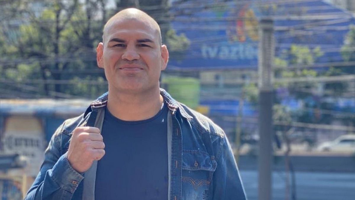 Na zdjęciu były mistrz UFC, Cain Velasquez