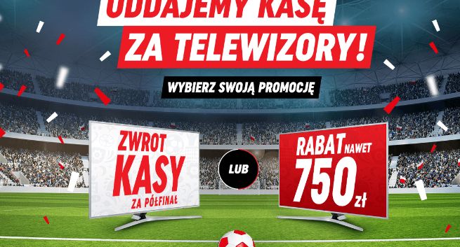 Neonet w promocji zwróci 50 proc. cen telewizorów, jeśli Polska awansuje do półfinału mundialu (wideo)