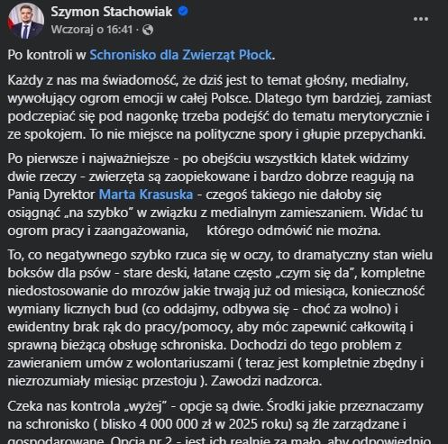 Post na Facebooku