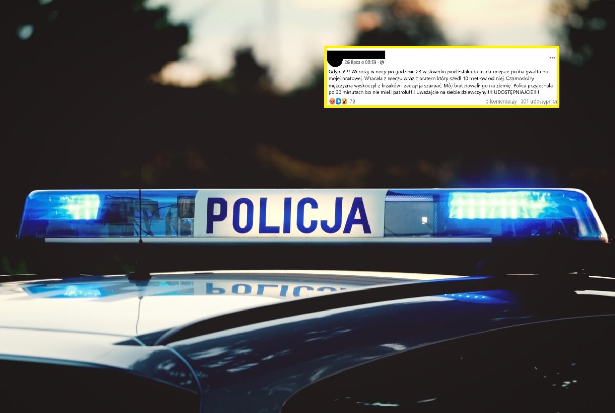 Kenijczyk zaatakował kobietę w Gdyni? Policja komentuje