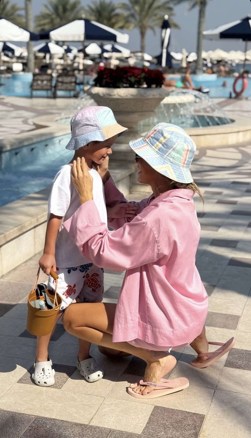 Małgorzata Rozenek na wakacjach z rodziną