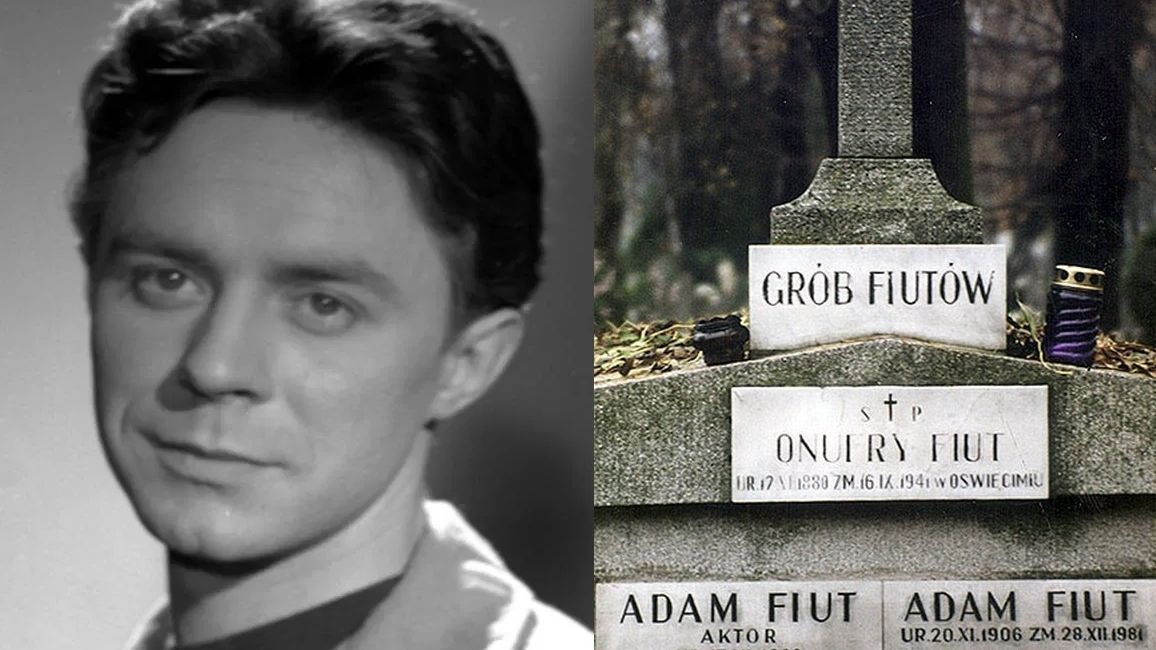 Grób Adama Fiuta na Cmentarzu Rakowickim