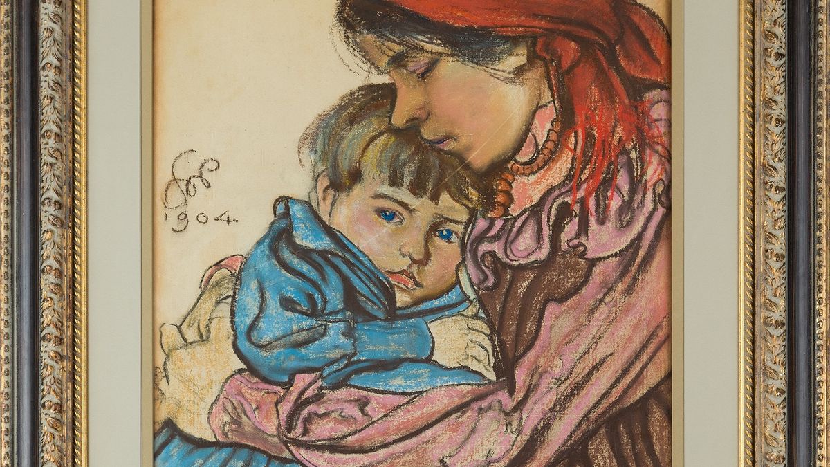 Pastel powstał w 1904 r. Pierwszy raz obraz pojawił się na aukcji w 2007 r.