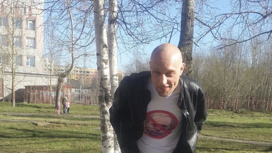 Aktywista Jewgienij Kozakow z Archangielska 