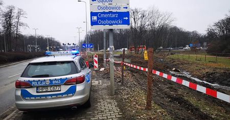 Wrocław. Niewybuch na budowie linii tramwajowej na Popowice. Uwaga na utrudnienia