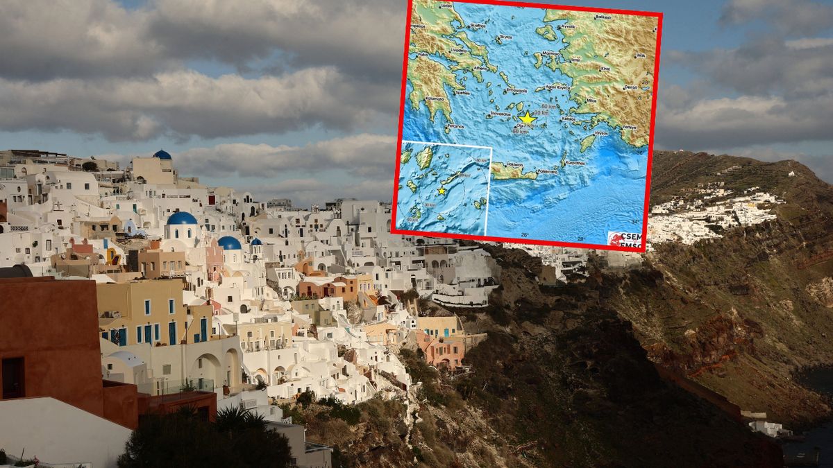 Trzęsienie ziemi na Santorini. Było je czuć w Atenach