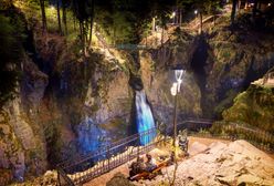 Leśnicy podświetlili wodospad w rezerwacie przyrody. Na rewitalizację wydali 3,5 mln zł