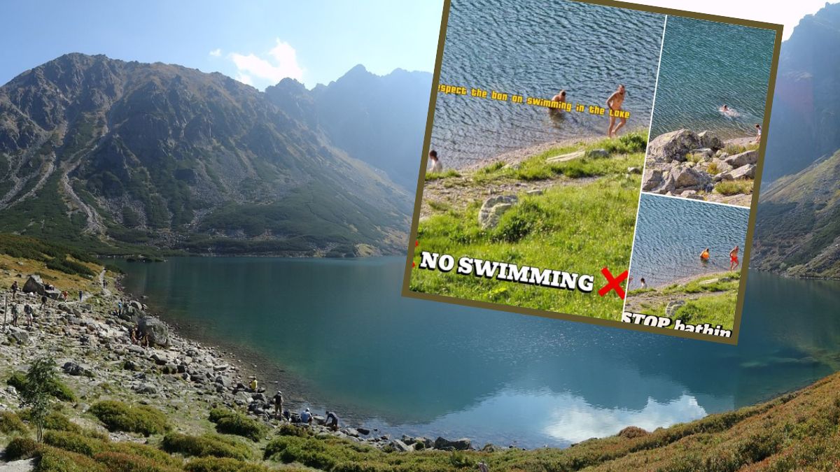 Słowaccy tatrzańscy strażnicy przestrzegają przed kąpielami w górskich stawach