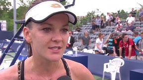 Radwańska: kluczem do zwycięstwa była agresywna gra