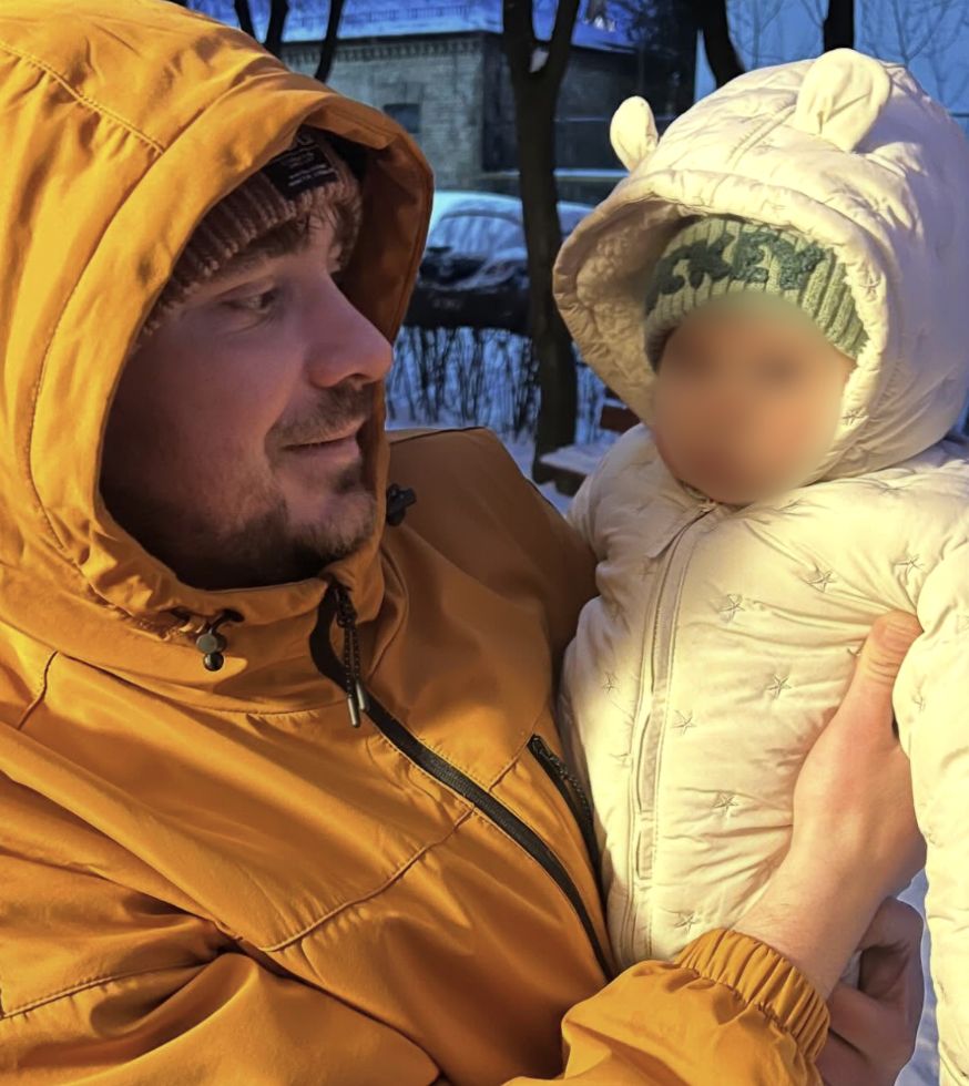 Daniel Martyniuk z synkiem