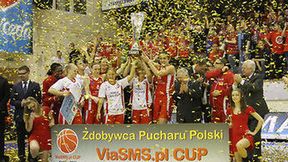 Dekoracja po finale Pucharu Polski koszykarek