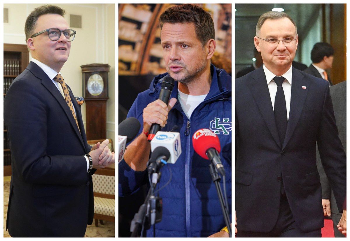 Hołownia, Trzaskowski i Duda - to trzej polscy politycy obdarzeni, jak wynika z najnowszego badania CBOS, największym zaufaniem społecznym