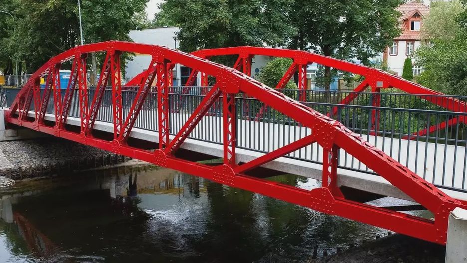 Zabytkowy Most Łabędzi po remoncie w 2024 roku