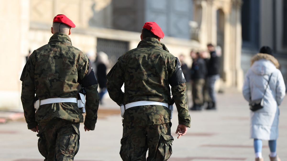 National Remembrance Day Of The Cursed Soldiers In Krakow
Polish military police attend mass at Wawel Castle during the celebration of National Remembrance Day Of The Cursed Soldiers in Krakow, Poland, on March 1, 2025. Poland observes the National Day of Remembrance of the Cursed Soldiers, a commemoration that takes place since 2011 on the anniversary of the murder of Lt. Col. Lukasz Cieplinski 'Plug,' a soldier of the ZWZ-AK. The holiday serves to honor the soldiers and activists of the anti-communist independence underground. (Photo by Klaudia Radecka/NurPhoto via Getty Images)
NurPhoto
polish military police, national day of remembrance, march 1, holidays, mass, independence underground, activists, polish army, polish independence, soldier, soldiers, klaudia radecka, remembrance, polish culture., anti-communist, defense, historical event, underground movement, police, celebrations, plug, zwz-ak, polish history, anti-communist resistance, nurphoto, cursed soldiers, national remembrance day, cursed soldiers day, lt. col. lukasz cieplinski, commemoration