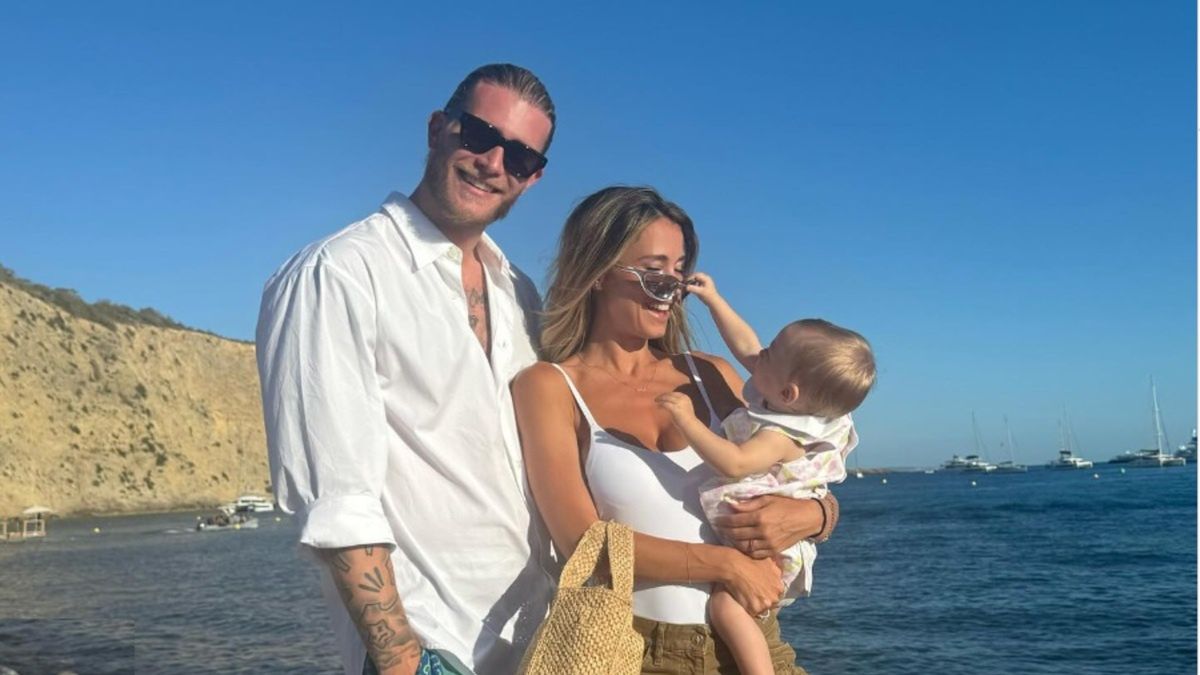 Diletta Leotta z mężem Lorisem i córeczką Arią