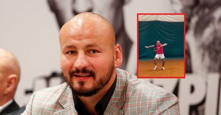 Szpilka spróbował sił w nowym sporcie. "Co on gra"