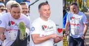 Zaangażowany Andrzej Duda wziął udział w marszu "Tak dla transplantacji" (ZDJĘCIA)