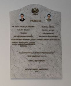 Siemianowice Śląskie. Tablica zawisła, bohaterowie upamiętnieni