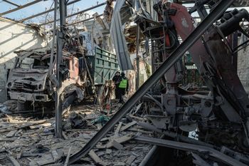 Atak dronów na Charków. Kilkadziesiąt osób rannych