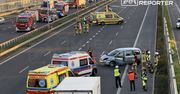 Wolica: Poważny wypadek na S8. Dziecko wypadło przez tylną szybę auta