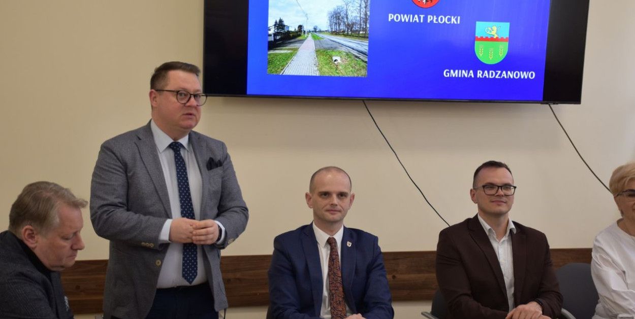 Kolejne inwestycje drogowe na terenie powiatu płockiego