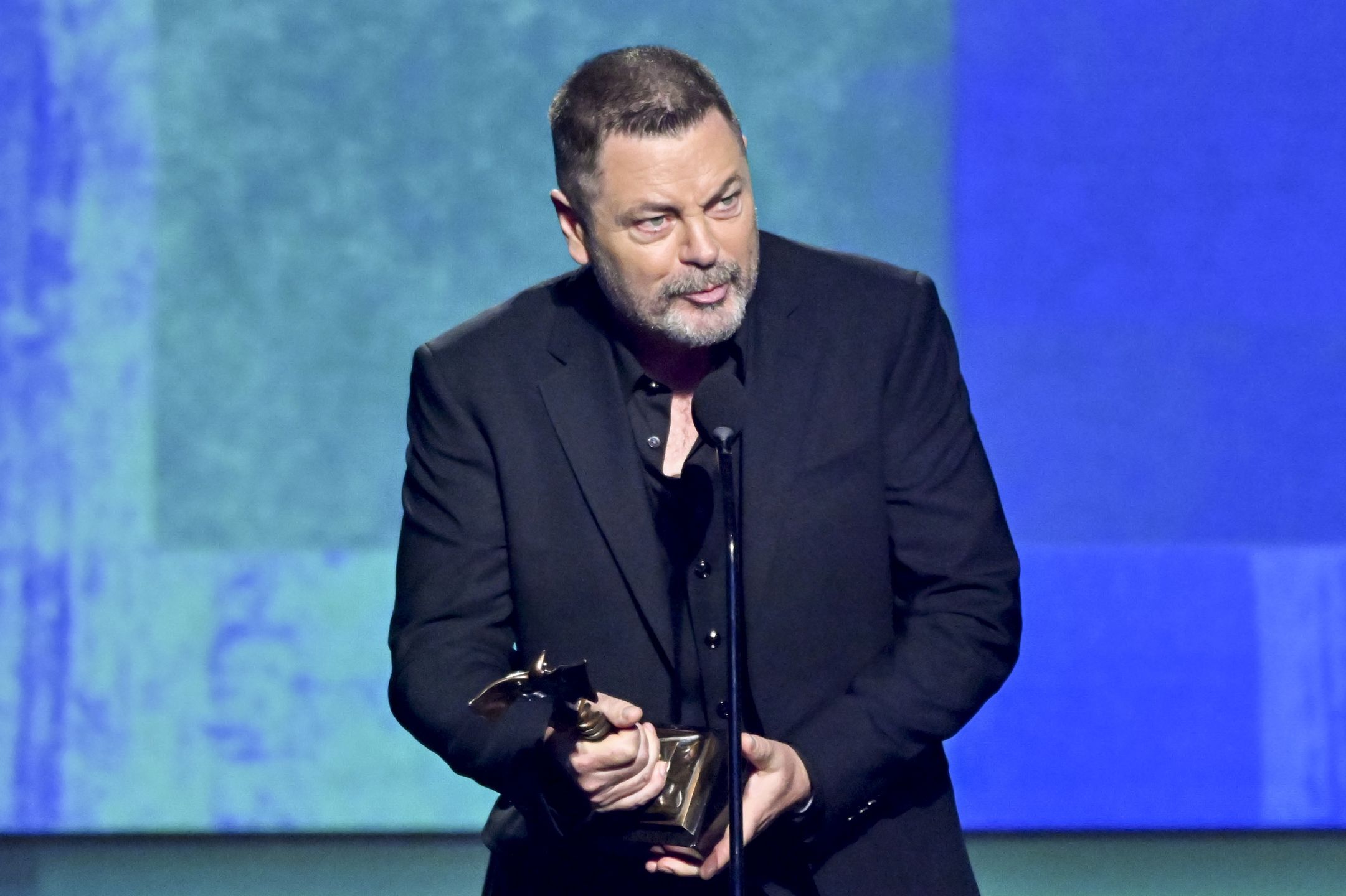 Nick Offerman odebrał nagrodę podczas Film Independent Spirit Awards 2024