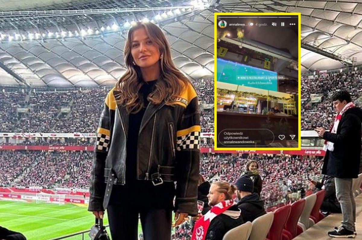 Nie była na stadionie. Lewandowska pokazała, gdzie oglądała mecz męża