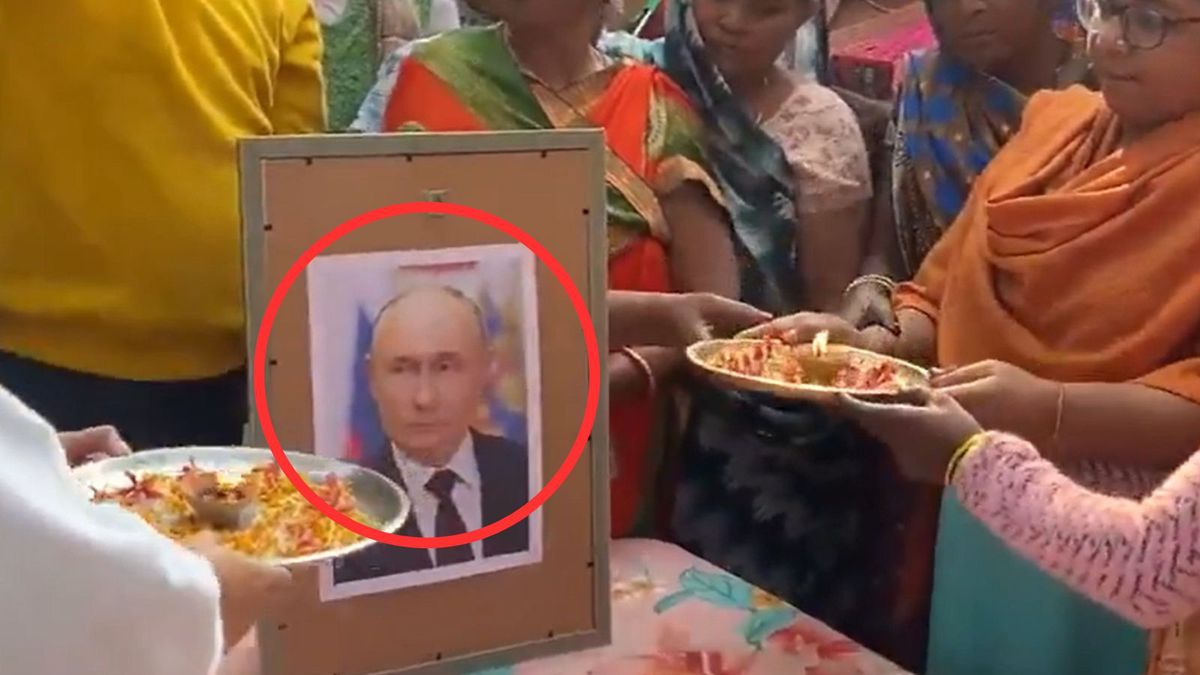 Nagranie z Indii. Tak witano Putina