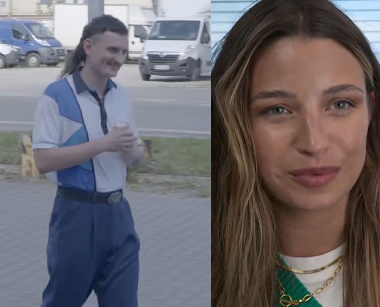 Dawid Podsiadło i Julia Wieniawa w "The Office.PL"