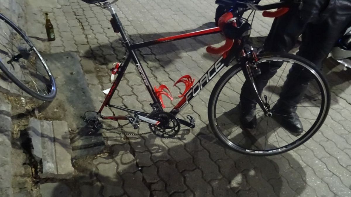 Pijany rowerzysta potrącił pieszą