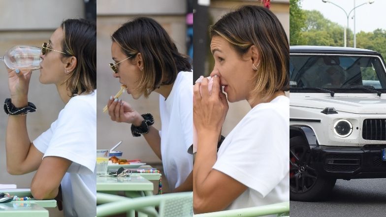 Sara Boruc ucztuje na mieście w klapkach Hermes za 2,5 tysiąca