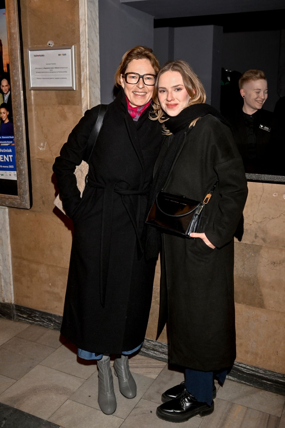 Aleksandra Justa, Zofia Domalik - premiera sztuki Okno na parlament (fot. AKPA)